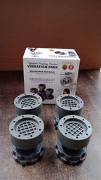 Adjustable Anti-Vibration Pads for Washing Machine and Refrigerator Base (4 Pc)