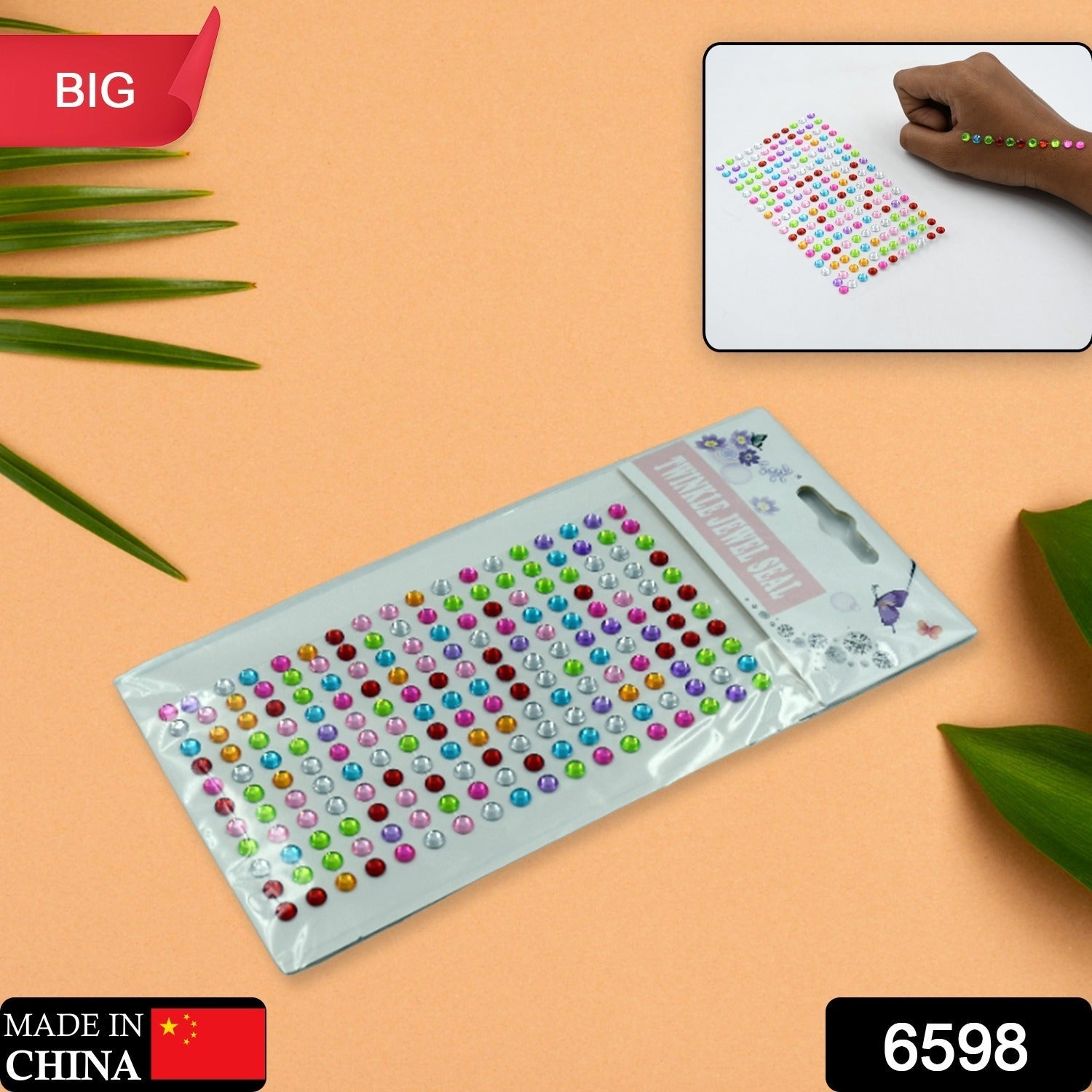 Self Adhesive Crystal Stickers for Art, Craft, Jewelry, Phone & School Projects-Health & Beauty Accessories-AniGuess-AniGuess