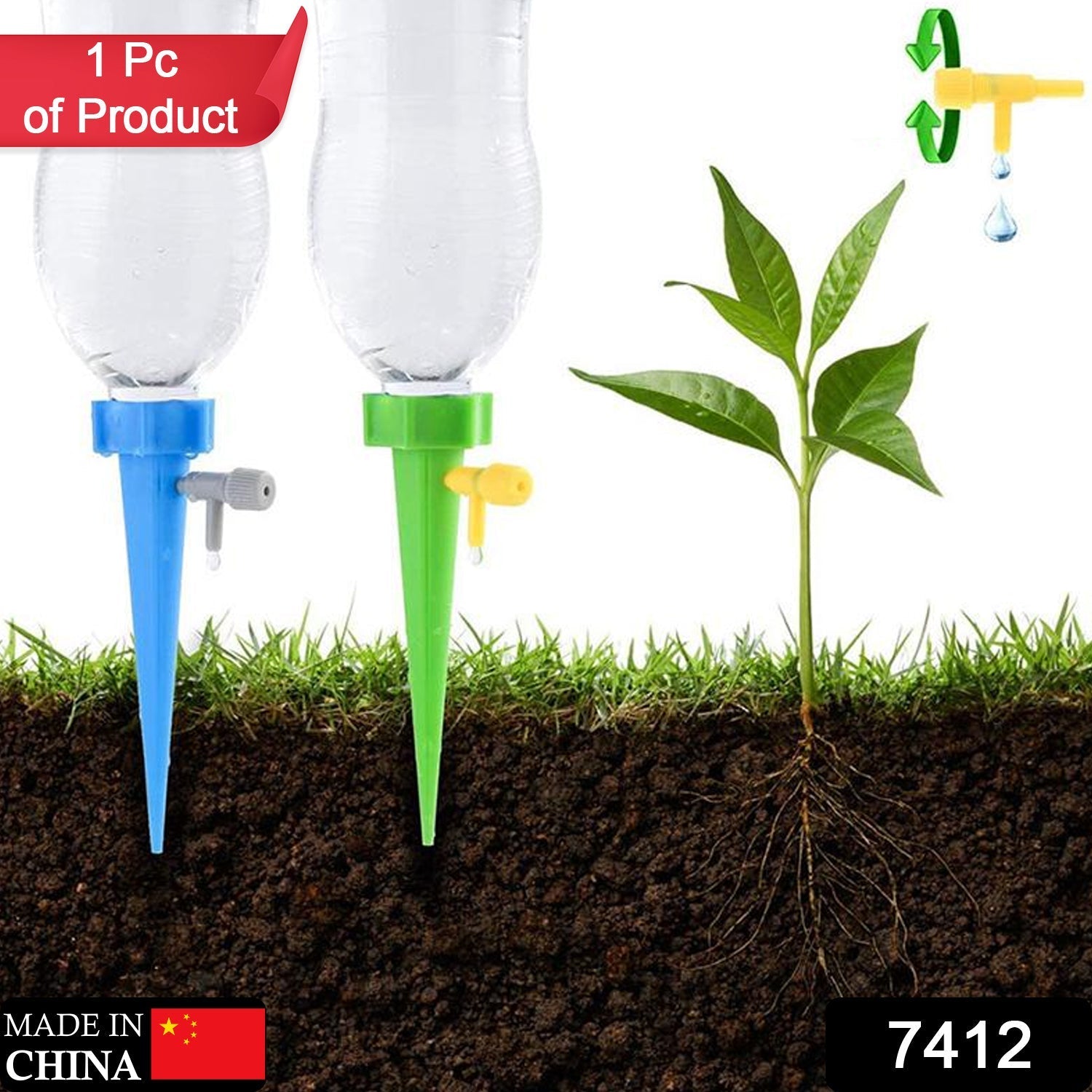 Plant Watering Spikes Sprinkler self Watering Spikes Water dripper for Plants-Outdoor Living-AniGuess-AniGuess