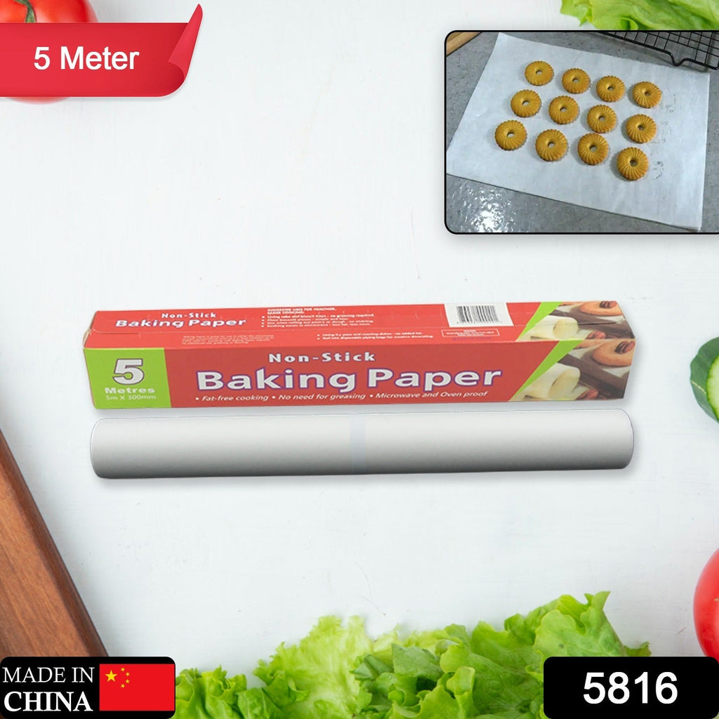 Non-Stick Parchment Paper – Easy Cleanup for Baking & Cooking (5 Mtr)-Home & Kitchen-AniGuess-AniGuess