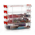 Modular 4-layer plastic organizer container with handle India