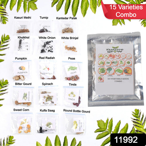 15 Varieties of Vegetable Seeds Combo (1 Pkt. / 15 Varieties)-Garden & Outdoors-AniGuess-AniGuess