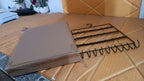 Wall-mounted earring rack jewellery holder top view India