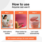  Portable Foldable Washing Machine - alternative angle