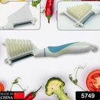 Multipurpose Peeler Brush – Stainless Steel Peeler with Cleaning Brush (1 Pc)