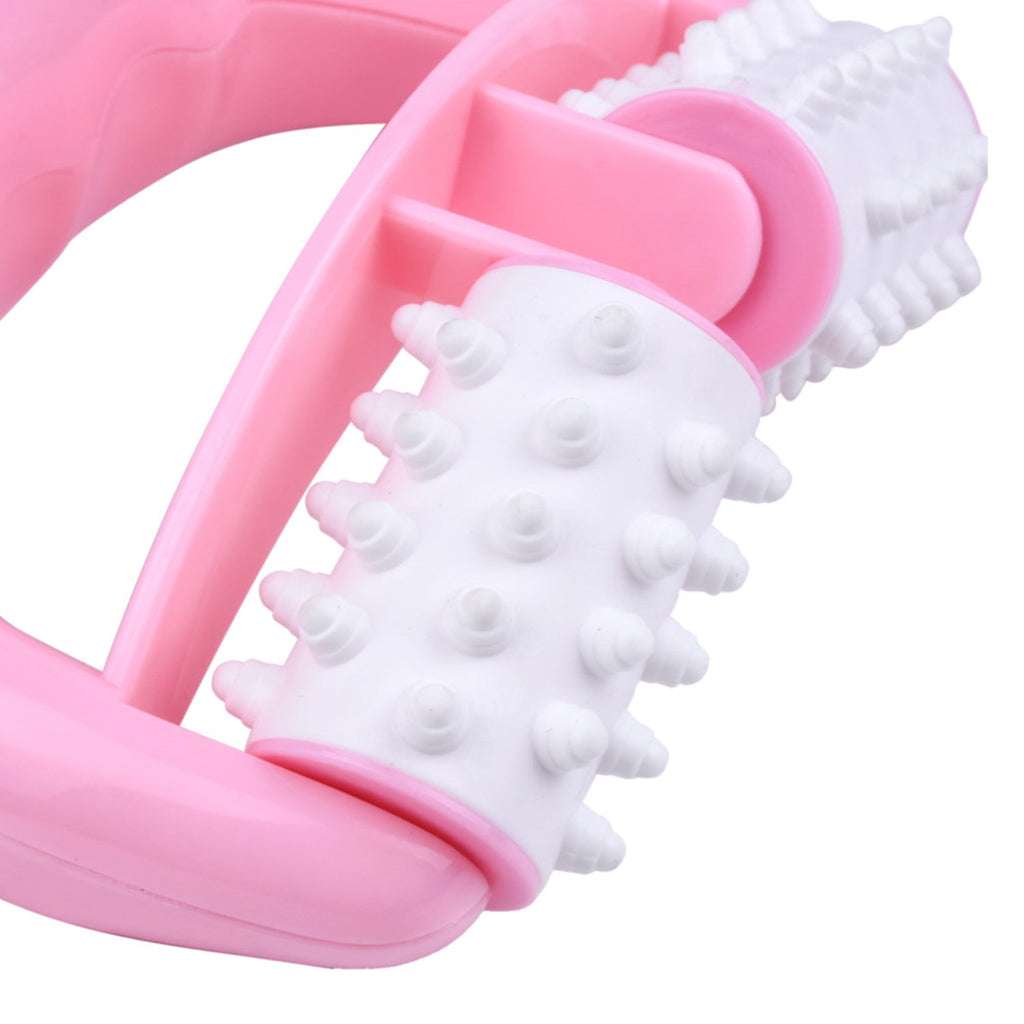 Plastic Massage Roller - 2-Roller Manual Design for Cellulite & Muscle Pain Relief-Health & Personal Care-AniGuess-AniGuess