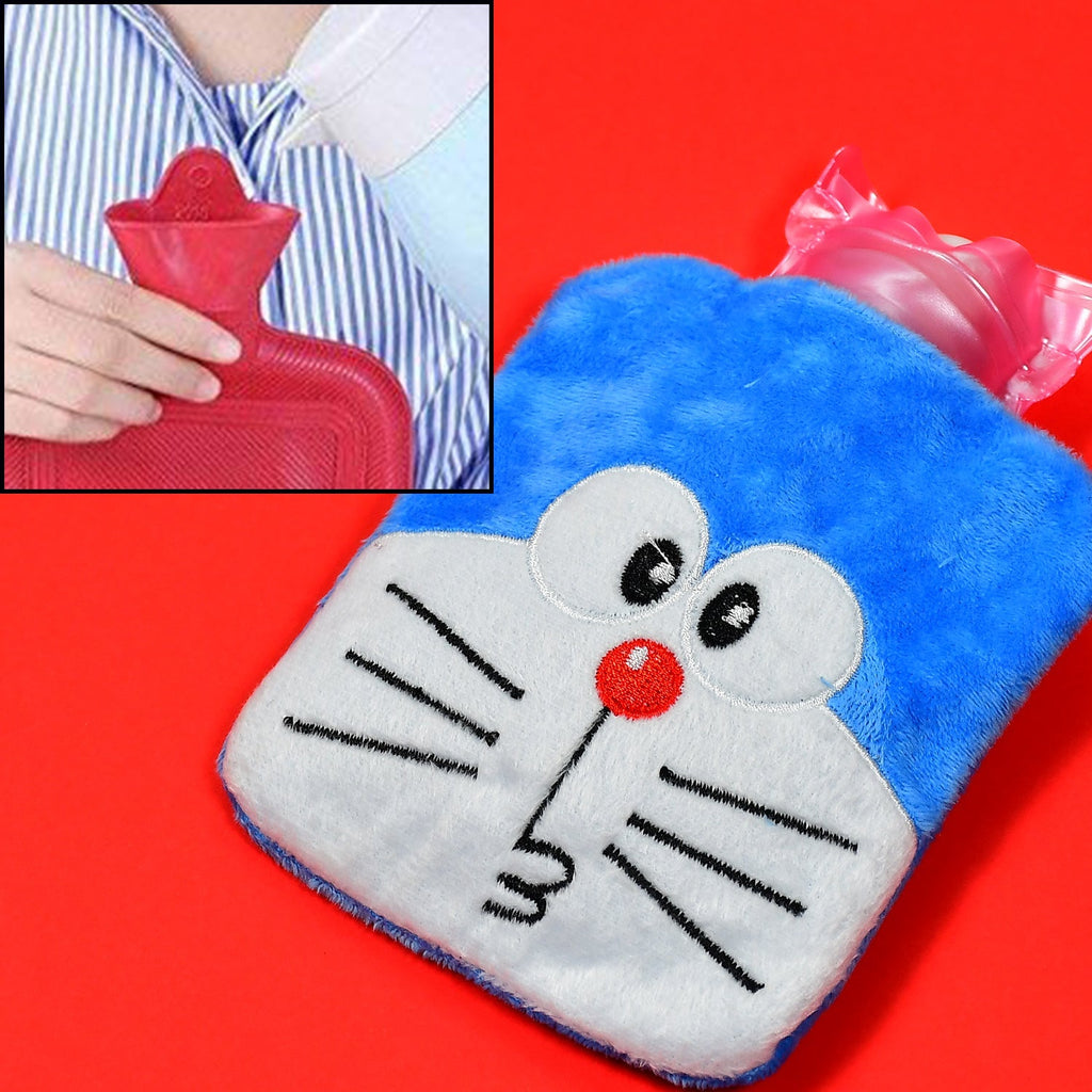 Doremon Hot Water Bag for Pain Relief & Warmth with Cover-Health & Personal Care-AniGuess-AniGuess
