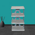 Foldable Shoe Rack (1 Pc, 4 Layers): Space-Saving, Entryway Storage-Home Improvement-AniGuess-AniGuess
