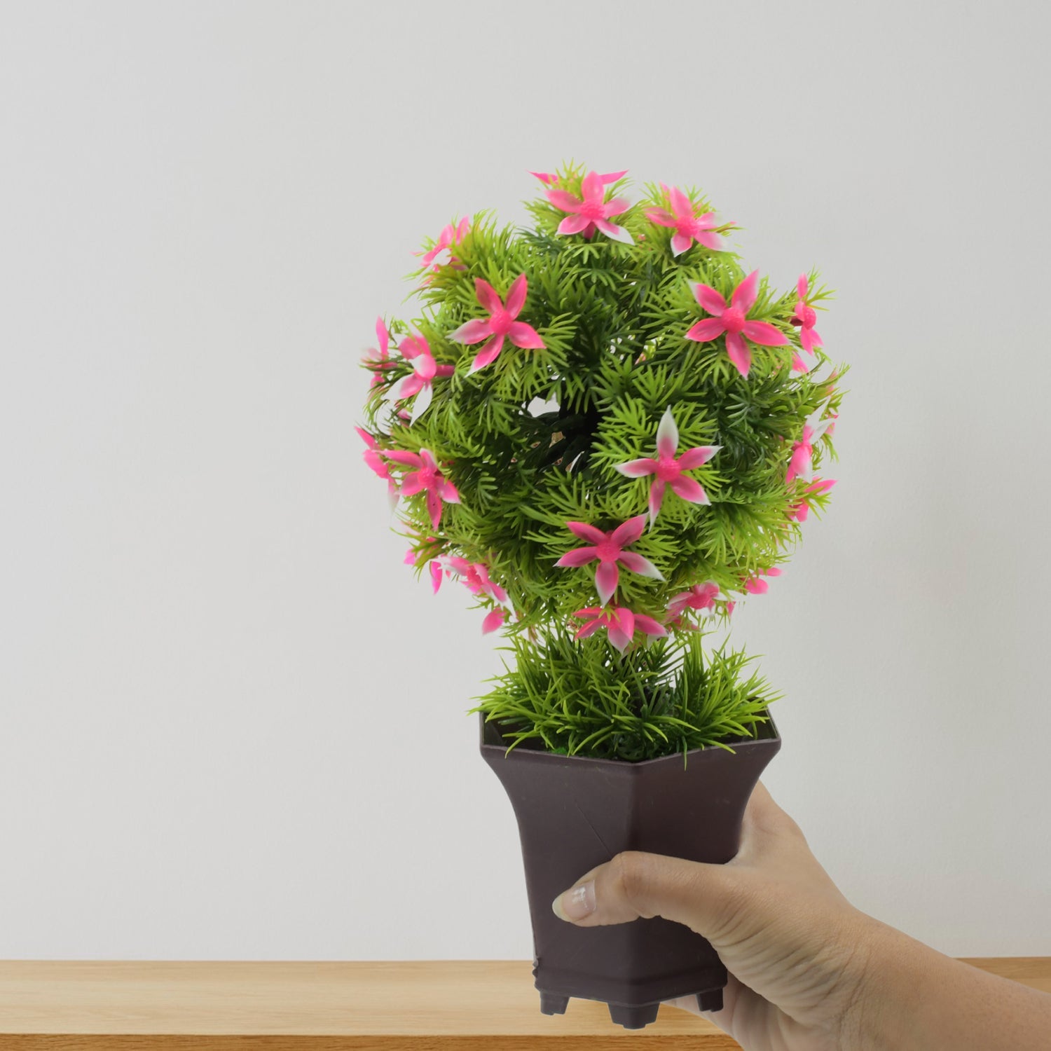 Wild Artificial Flower Plant with Cute Pot (1 Pc)-Home Improvement-AniGuess-AniGuess
