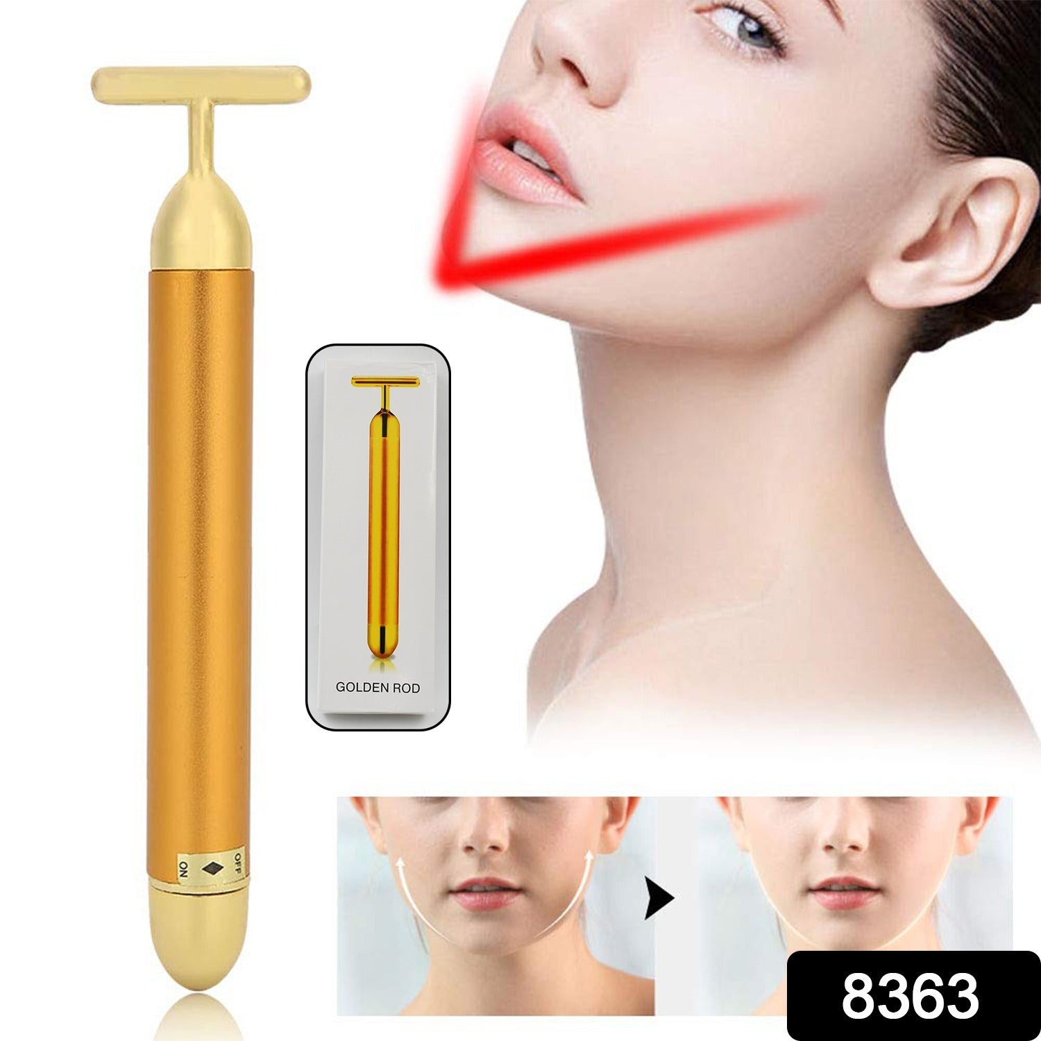 Golden Energy Face Massager (1 Pc)-Health & Personal Care-AniGuess-AniGuess