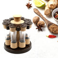 Revolving Spice Rack, 8 Spice jars with 120 ml, Condiment Set-Home & Kitchen-AniGuess-AniGuess