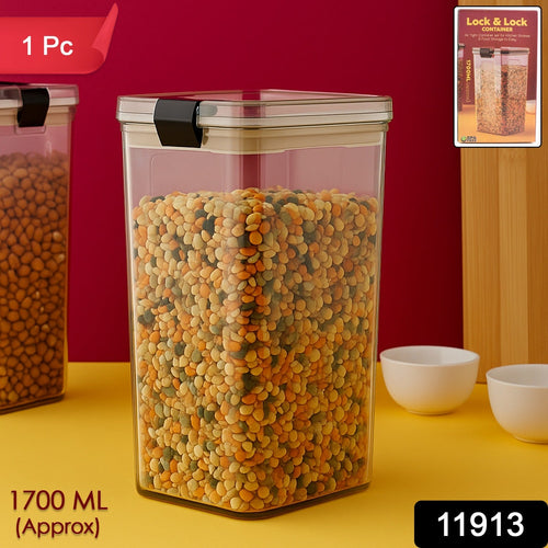 1700 ML Airtight Lock & Lock Plastic Storage Container (1 Pc)-Home & Kitchen-AniGuess-AniGuess