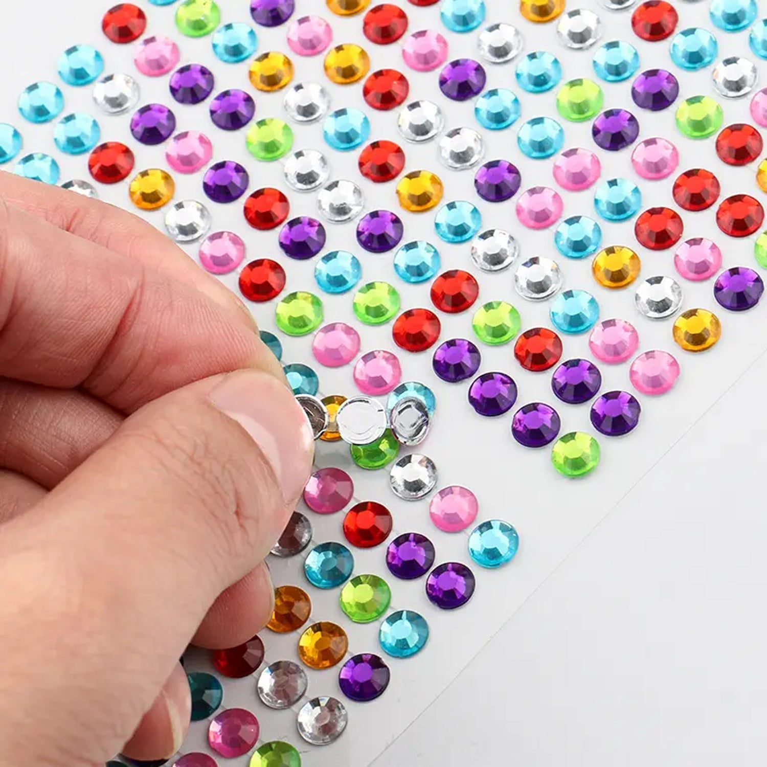Self Adhesive Crystal Stickers for Art, Craft, Jewelry, Phone & School Projects-Health & Beauty Accessories-AniGuess-AniGuess