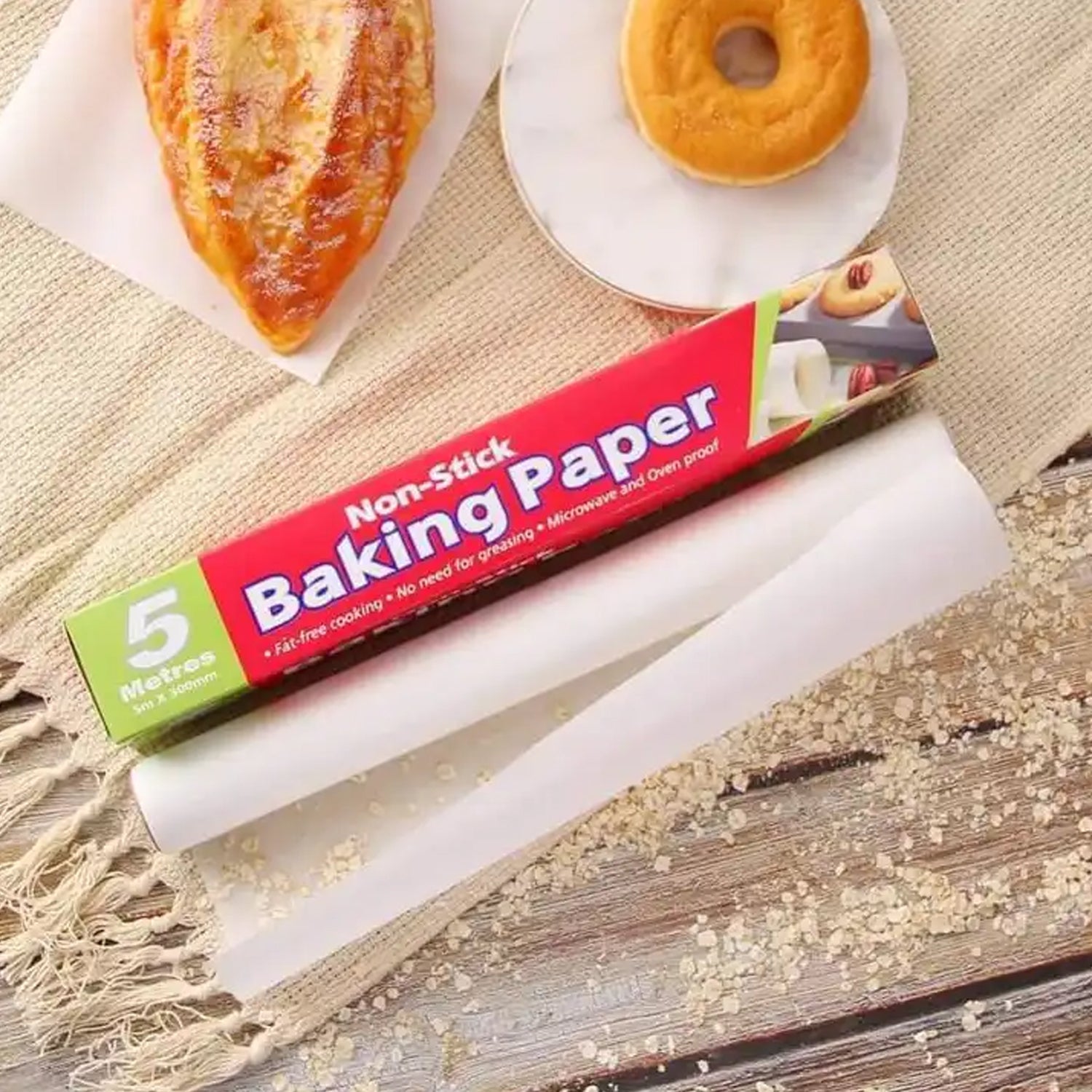 Non-Stick Parchment Paper – Easy Cleanup for Baking & Cooking (5 Mtr)-Home & Kitchen-AniGuess-AniGuess