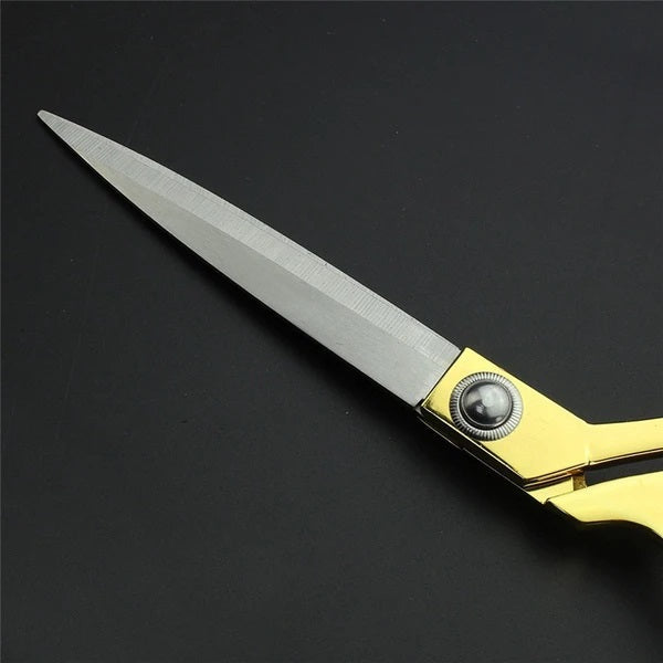 Stainless Steel Tailoring Scissor Sharp Cloth Cutting for Professionals  (Golden)-Office Products-AniGuess-AniGuess
