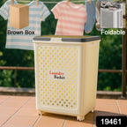  Large Foldable Laundry Basket Wheels - lifestyle