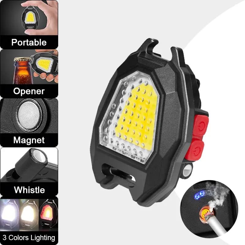 Triangular Camping Flashlight with Lighter – 6 Modes, 3 Colors, Waterproof-Electronics-AniGuess-AniGuess
