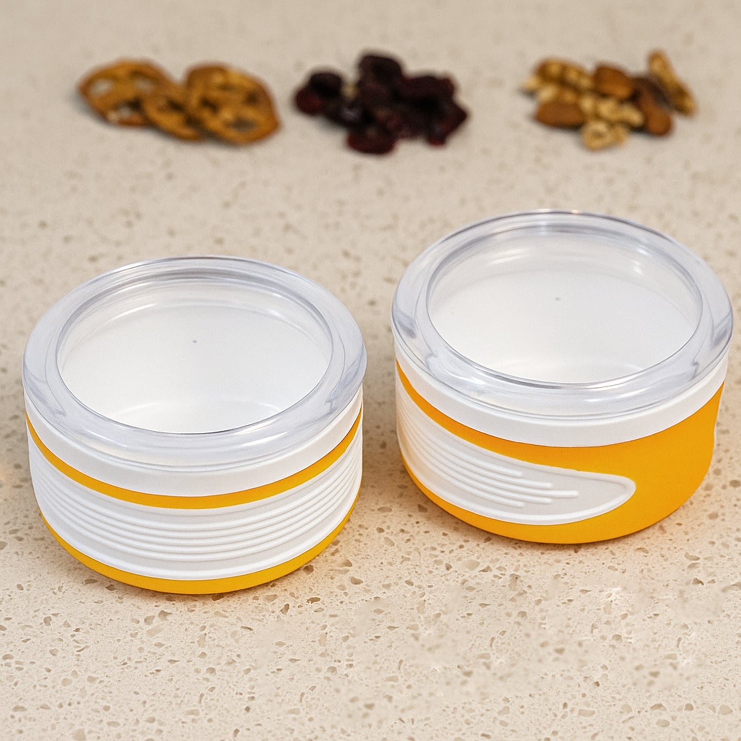 Airtight Plastic Storage Container Set (2 pieces, 550ml)-Home & Kitchen-AniGuess-AniGuess