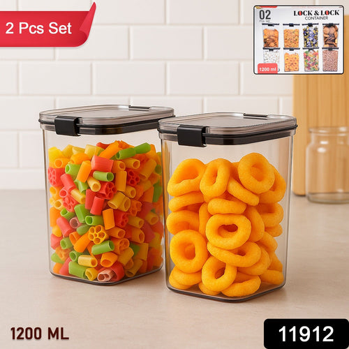 1200 ML Airtight Lock & Lock Food Storage Container Set – 2 Piece-Home & Kitchen-AniGuess-AniGuess