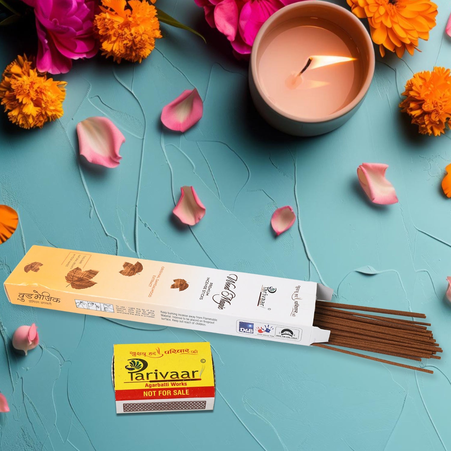 Mix Flavour Incense Sticks / Agarbatti (90 GM With Machis / Mix 1 Packet)-Home Improvement-AniGuess-AniGuess