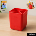  Tri section stationery holder