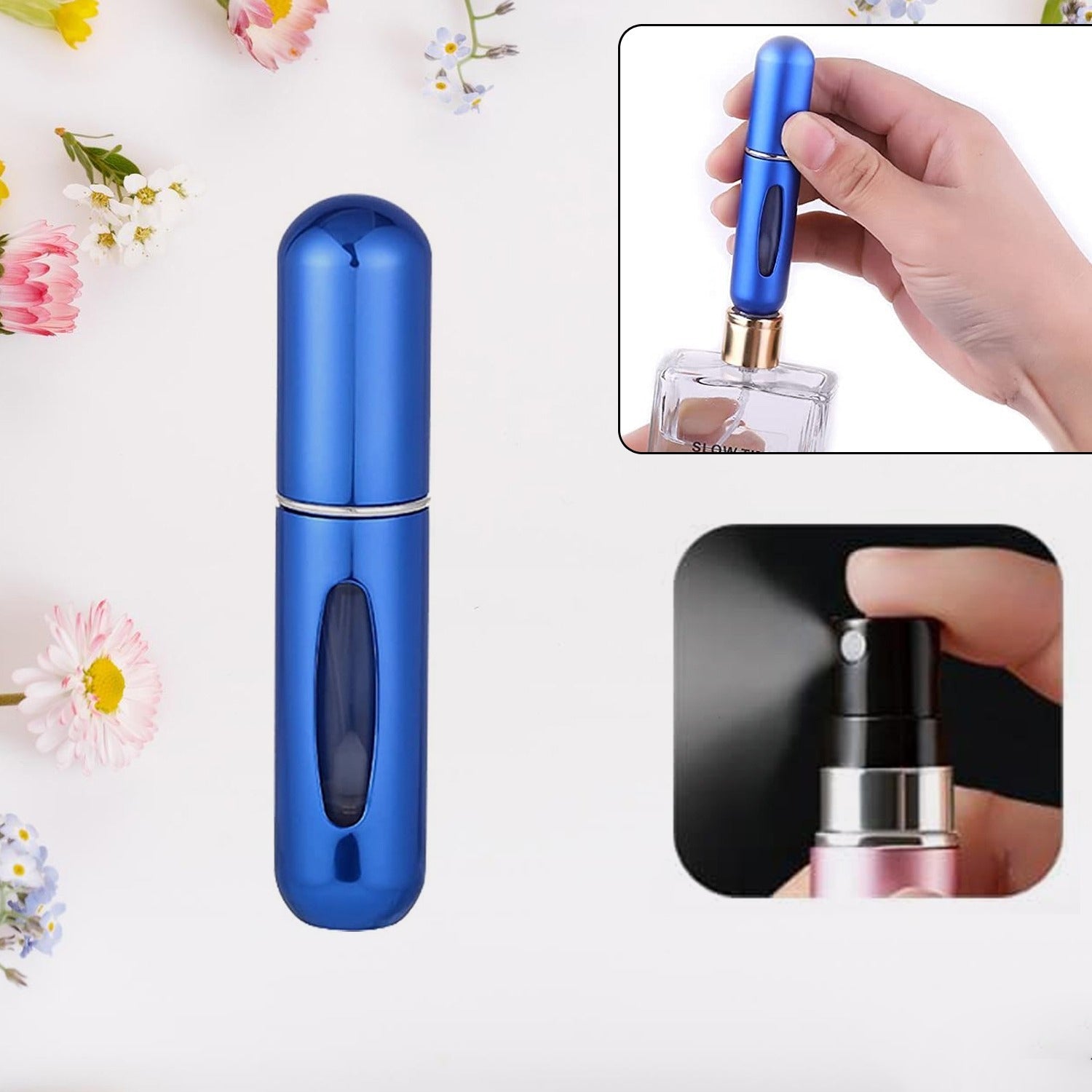 Mini Portable Perfume Empty Spray Bottle (1 Pc / Mix Color)-Health & Beauty Accessories-AniGuess-AniGuess
