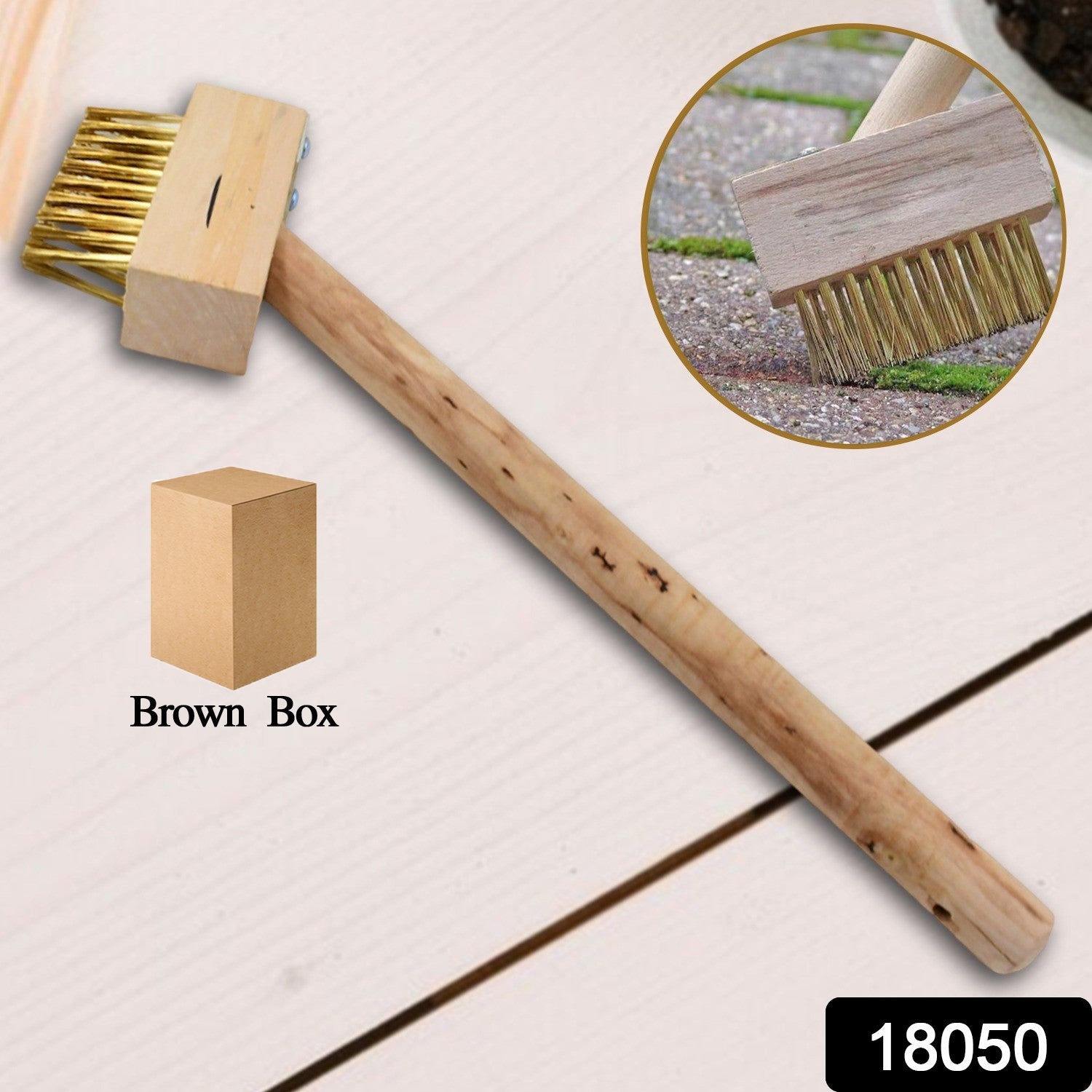 Paving Brush Wooden Block Paving Brush Patio Weed Remover Tool (1 Pc)-Outdoor Living-AniGuess-AniGuess