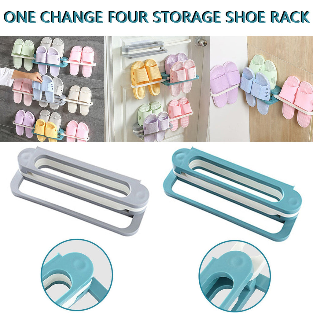 Multifunction Folding Slippers / Shoes Hanger Organizer Rack-Home Improvement-AniGuess-AniGuess