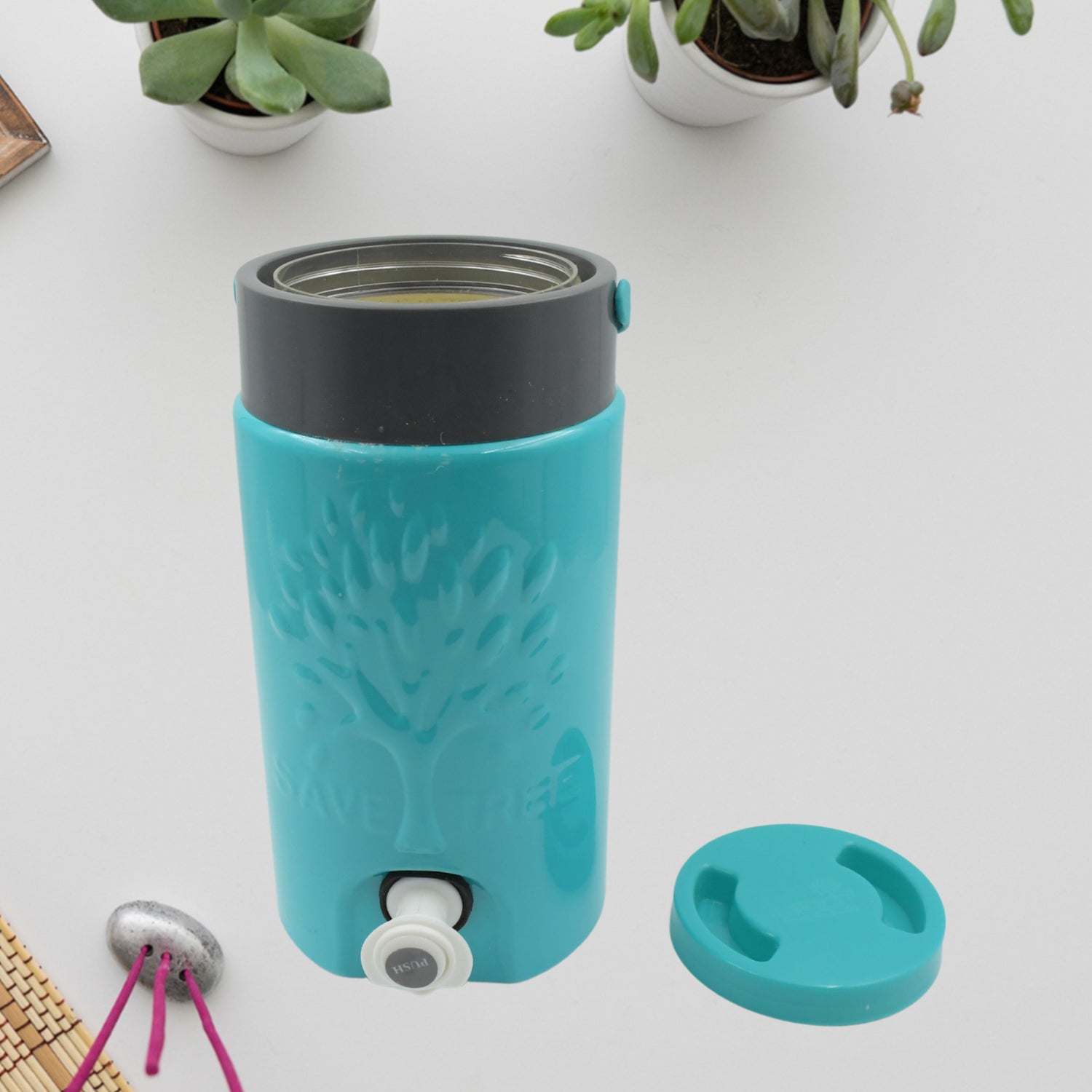 Insulated Water Jug with Tap (2000ml): Leakproof, Travel Cooler-Home & Kitchen-AniGuess-AniGuess