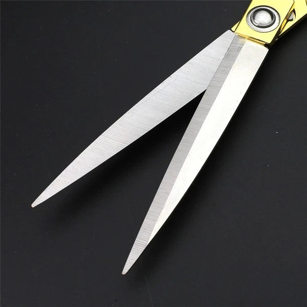 Stainless Steel Tailoring Scissor Sharp Cloth Cutting for Professionals  (Golden)-Office Products-AniGuess-AniGuess