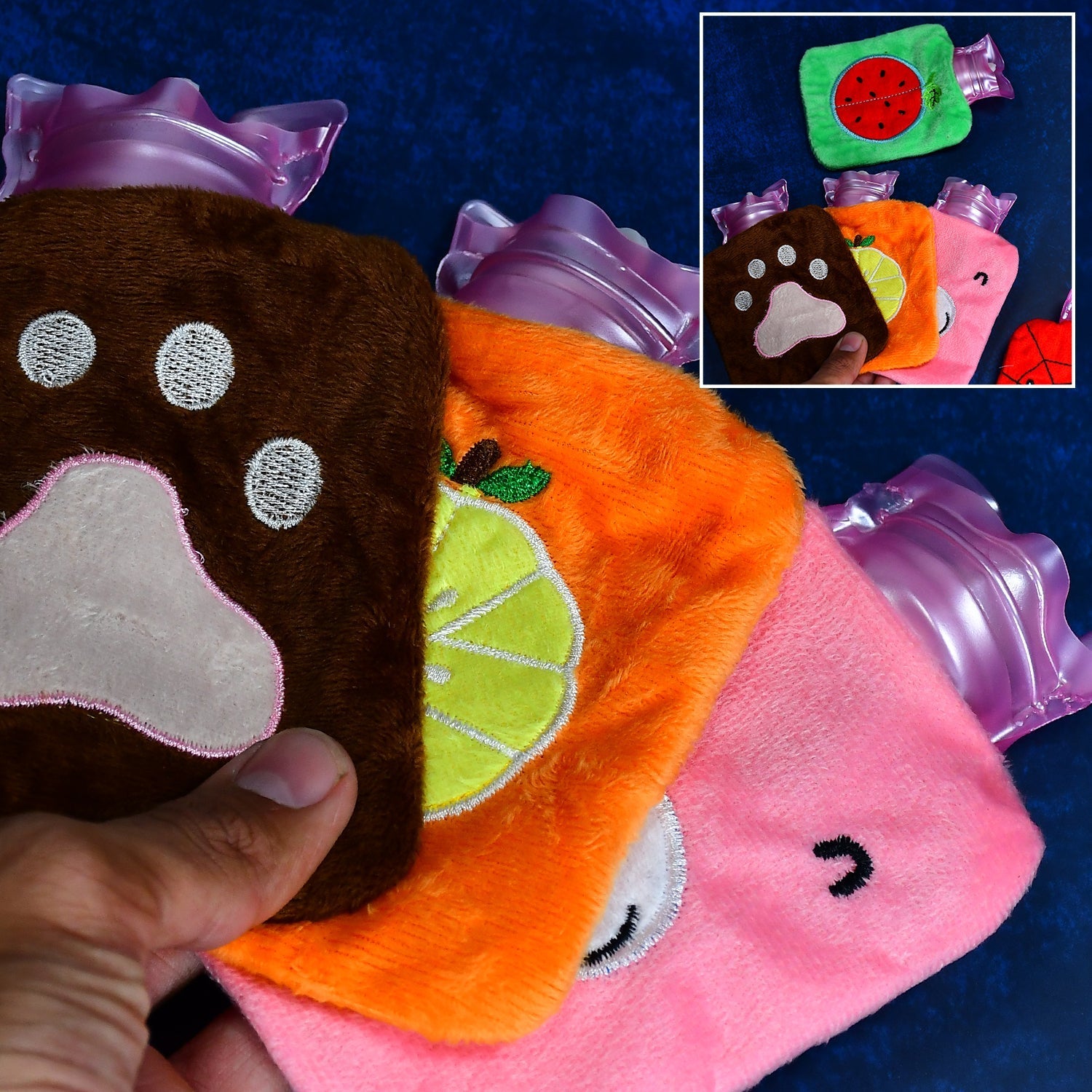 Mini 1pc Mix design hot water bag for pain relief.-Health & Personal Care-AniGuess-AniGuess