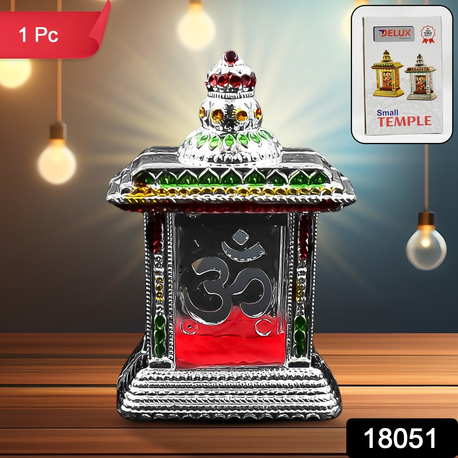 Adhesive Small Om Temple, Car Dashboard Temple (1 Pc)-Home Improvement-AniGuess-AniGuess