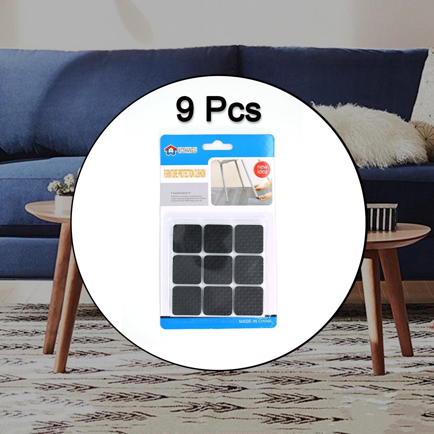 Furniture Protection Pad Furniture Anti Slip Floor Protection (9 Pcs Set)-Home Improvement-AniGuess-AniGuess