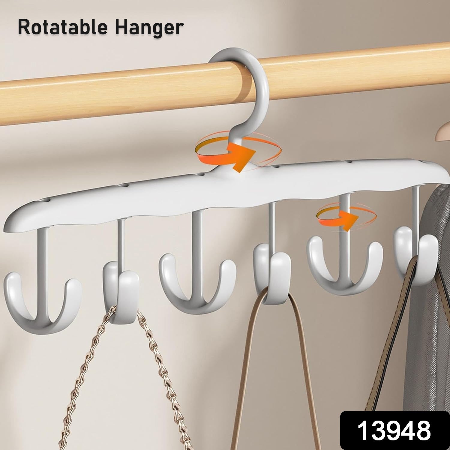 Rotatable Tank Top Hanger – Space Saving Closet Organizer Dorms & (12-Hook)-Home Improvement-AniGuess-AniGuess