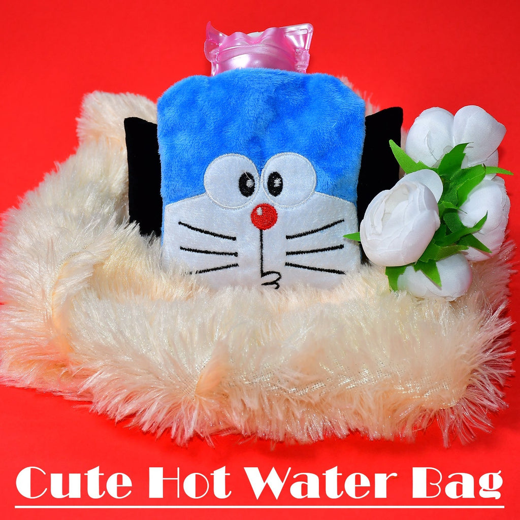 Doremon Hot Water Bag for Pain Relief & Warmth with Cover-Health & Personal Care-AniGuess-AniGuess