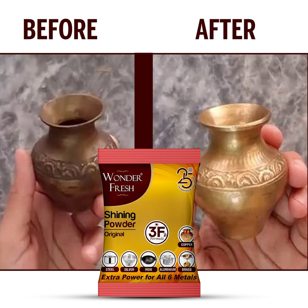 Shining Powder Cleans Polishes Copper Brass Silver Aluminum Iron Steel Removes 200 GM-Health & Personal Care-AniGuess-AniGuess