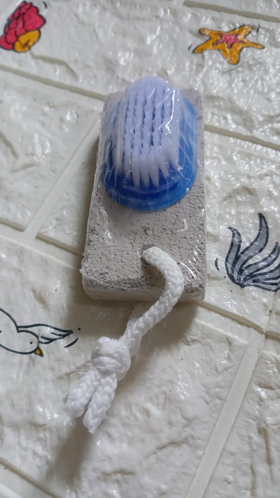 Hand and Foot Brush with pumice stone to Remove Dead Skin & Callus Stone Foot Scrubber Pedicure Brush For Dead Skin-Health & Personal Care-AniGuess-AniGuess