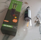 Solar & USB Rechargeable LED Hanging Camping Bulb Lantern Light (1 Pc)