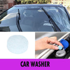 Effervescent tablets cleaning car wipers