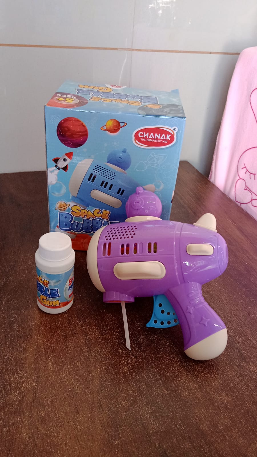 Space Bubble Gun Toy For Kids (with Solution)-Toys & Games-AniGuess-AniGuess
