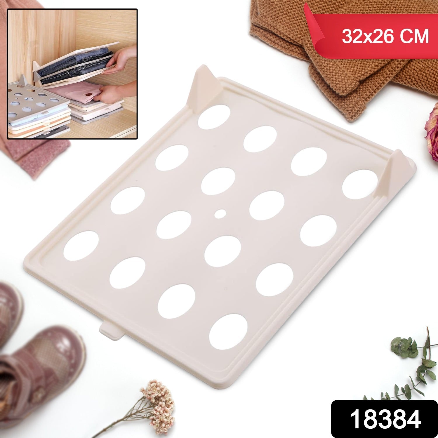 Stackable Shirt Clothes Folding Board (32×26 CM / 1 Pc)-Home Improvement-AniGuess-AniGuess