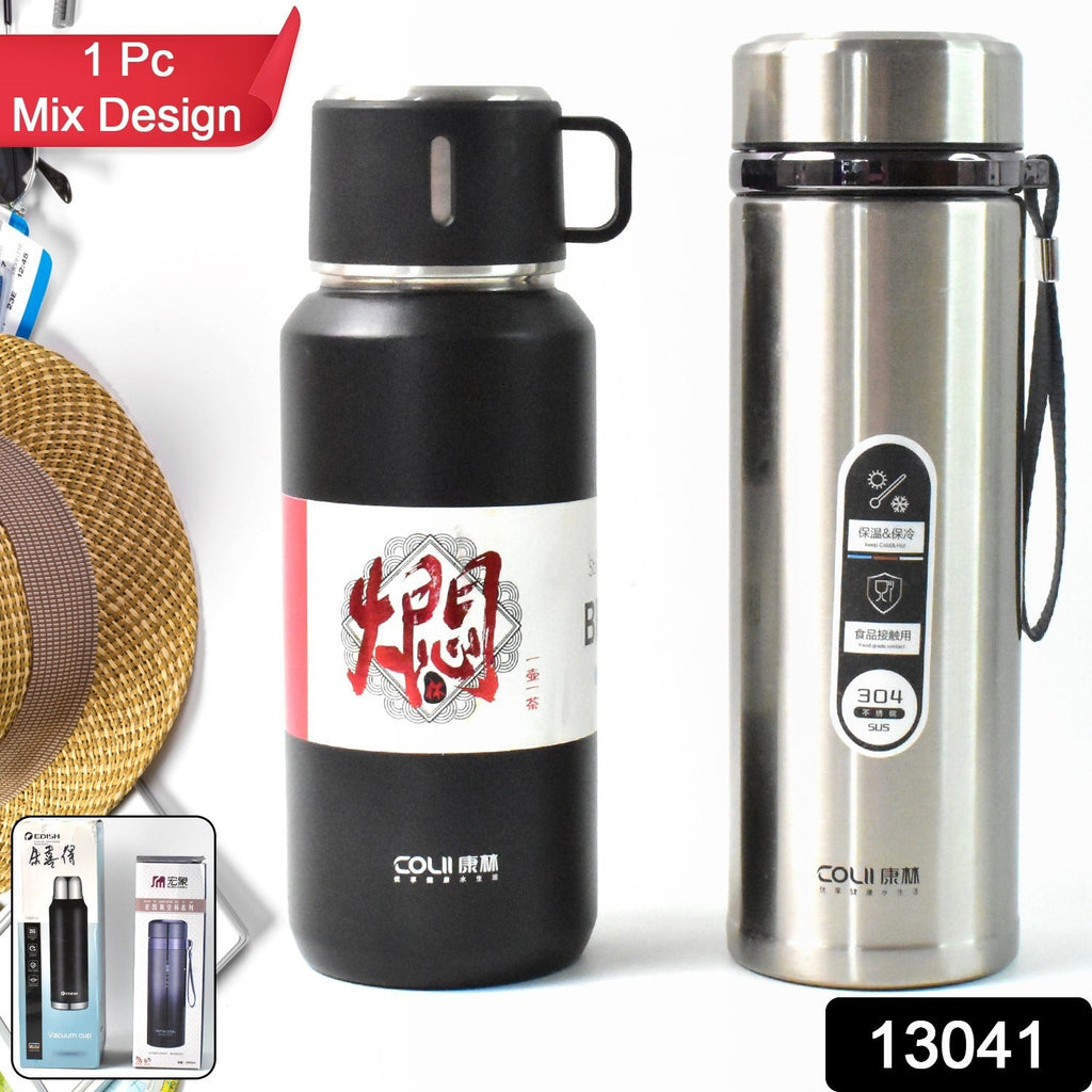 Stainless Steel Vacuum Insulated Water Bottle 900ML Approx (Mix Color)-Home & Kitchen-AniGuess-AniGuess