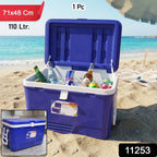 large insulated ice cooler box
