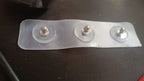 Adhesive Nails Wall Hooks (Screw Sticker / 3 Hook / 1 Pc)
