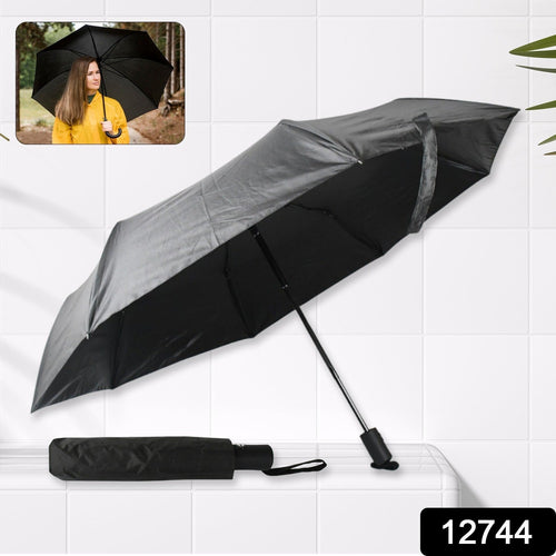2 Fold Manual Umbrella – Wind, Sun & Rainproof with Steel Shaft & Wrist Strap-Health & Beauty Accessories-AniGuess-AniGuess