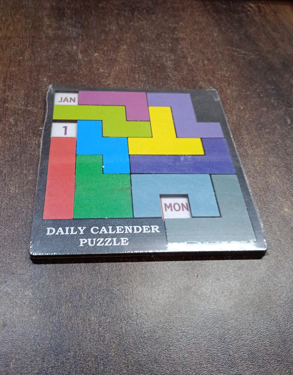 Wooden Daily Calendar Puzzle (Multicolor / 1 Set)-Toys & Games-AniGuess-AniGuess
