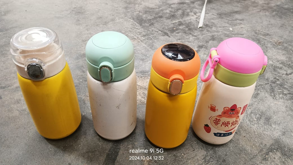 Duck Stainless Steel Water Bottle (1 Pc / Mix Design)-Home & Kitchen-AniGuess-AniGuess