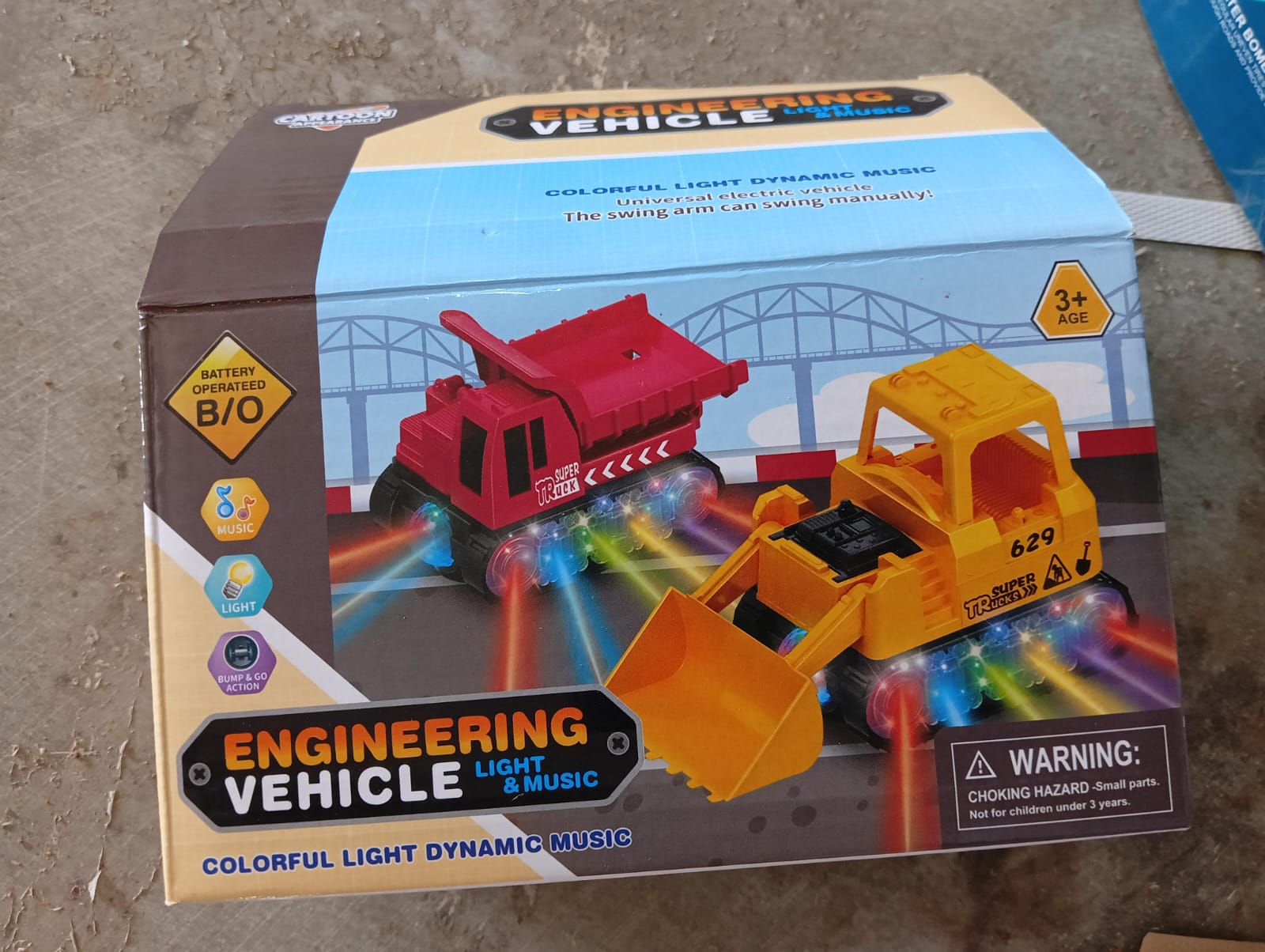 Engineering Vehicle Toys for Kids (1 Pc)-Toys & Games-AniGuess-AniGuess