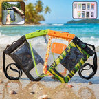 Mix color waterproof mobile pouch with compass main view