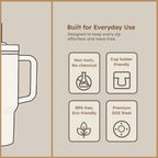  Extra Large Insulated Travel Mug - angle